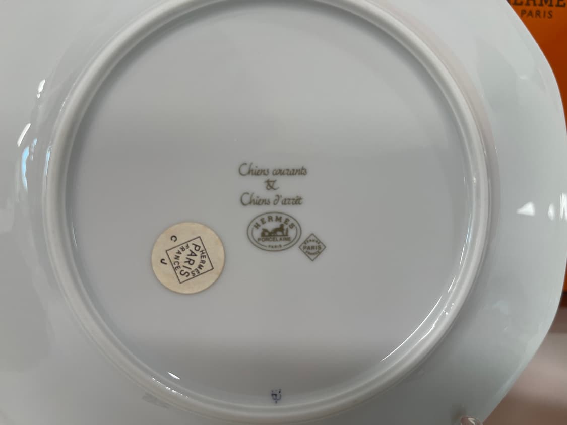 에르메스 샹 쿠홍 Chiens Courants 리트리버 플레이트 2P 상품이미지7