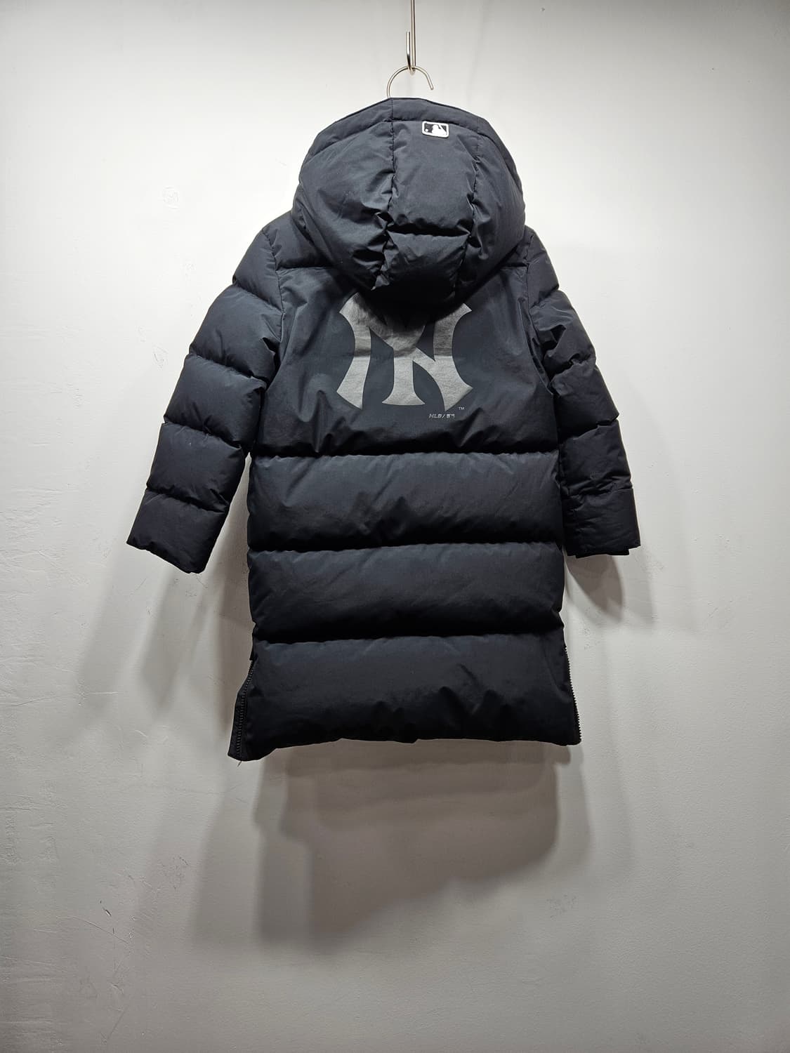 MLB 키즈 덕다운 롱패딩 블랙 7Y/120 상품이미지10