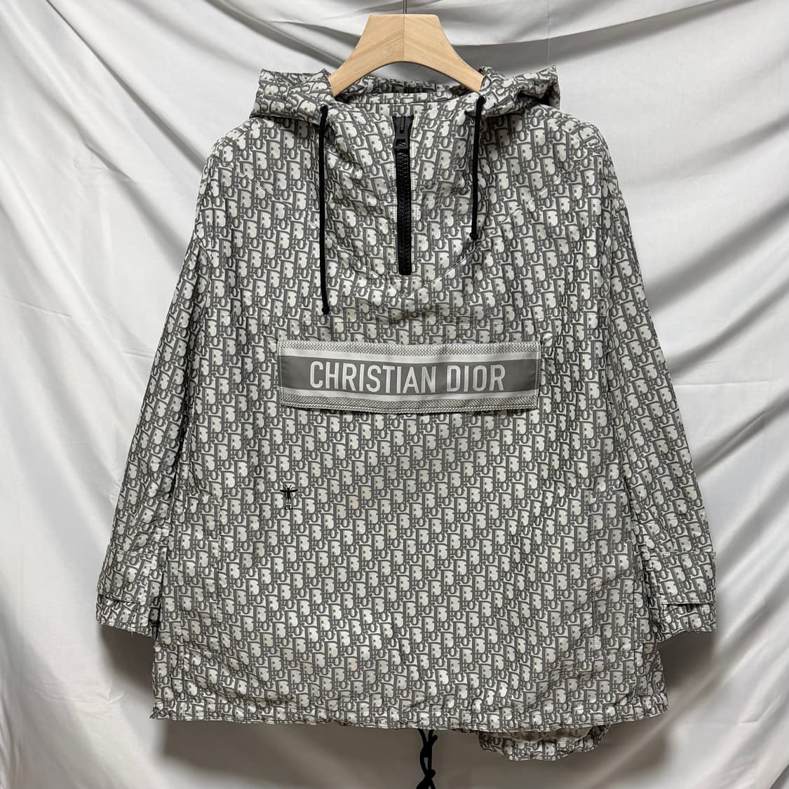 [S+급/오버핏XS] 디올 오블리크 아노락 후드 바람막이 자켓 상품이미지1