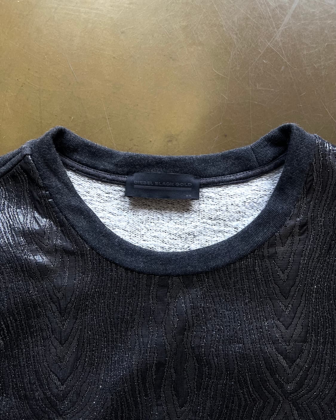 DIESEL BLACK GOLD Varnished Print Sweats 상품이미지4