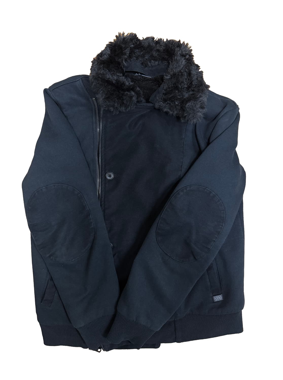 아르마니 익스체인지 퍼 비대칭 자켓 상품이미지8