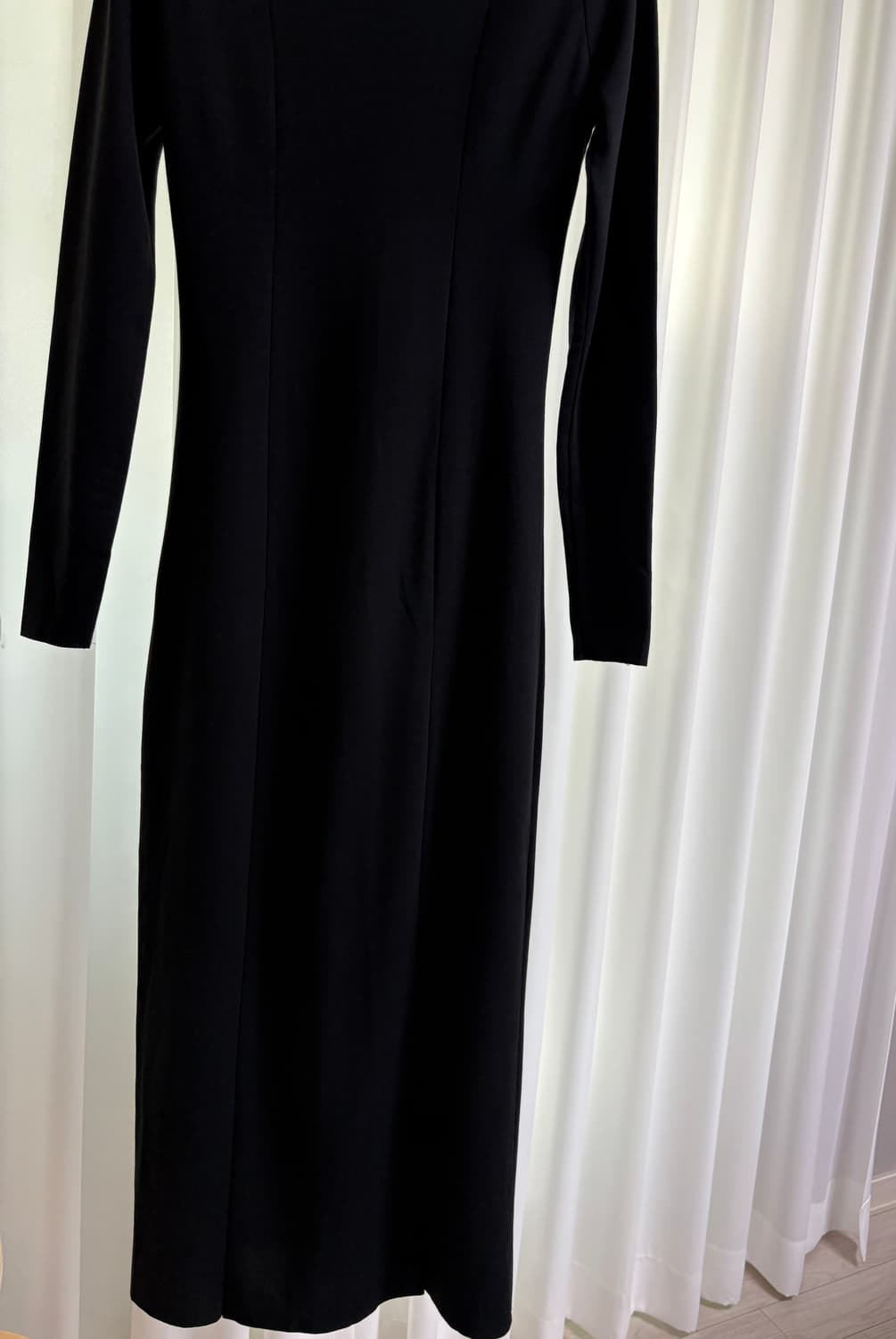 the wave 블랙 롱원피스 상품이미지5