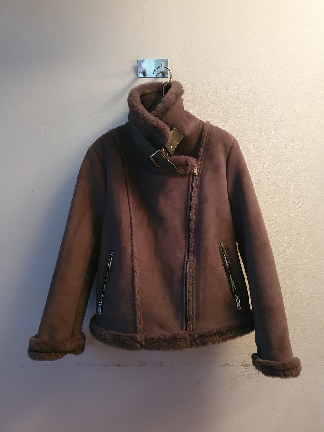 ZEN 스웨이드 무스탕 자켓 브라운)F 상품이미지2