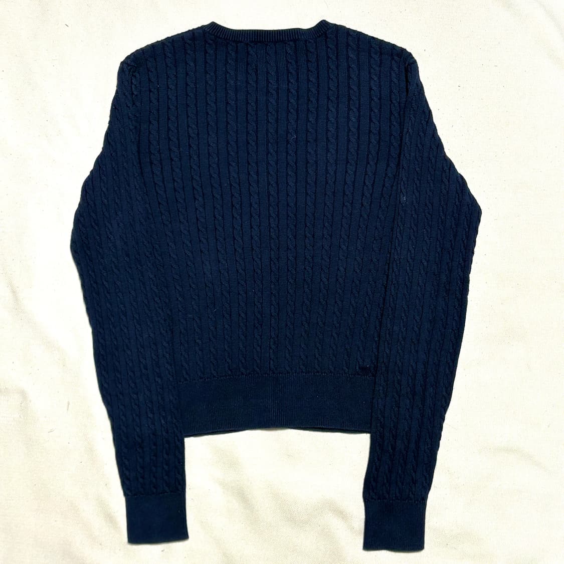 XL 폴로랄프로렌 여성용 네이비 케이블 가디건 상품이미지3