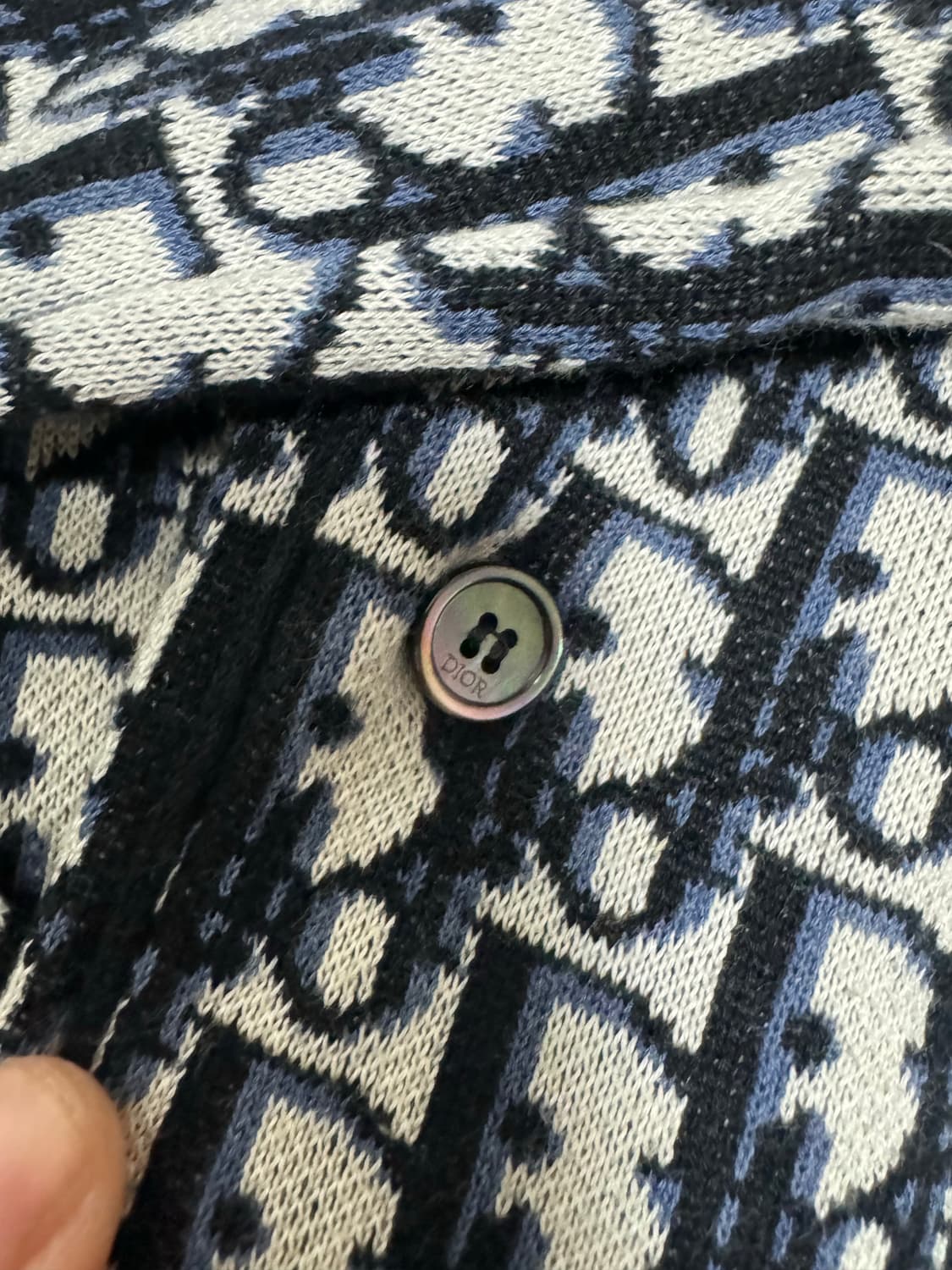 DIOR 오블리크 맨즈 니트셔츠 (L) 상품이미지4