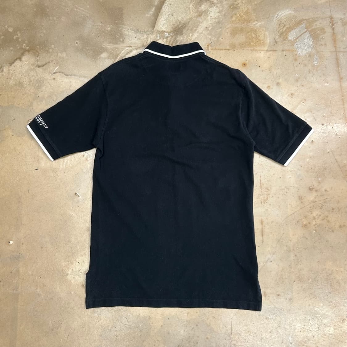 XS 버버리 골프 코튼 카라 반팔티 상품이미지3