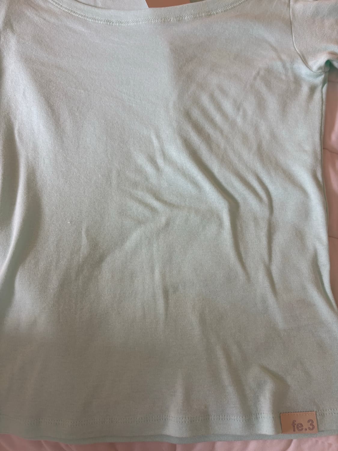 샵페어리 리브 하프탑 민트 rib half top 상품이미지4