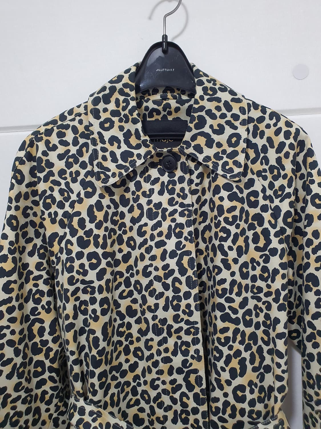 마쥬 MAJE  기욤 레오파드 스트레치 코튼 트렌치 코트 사이즈 36 상품이미지5