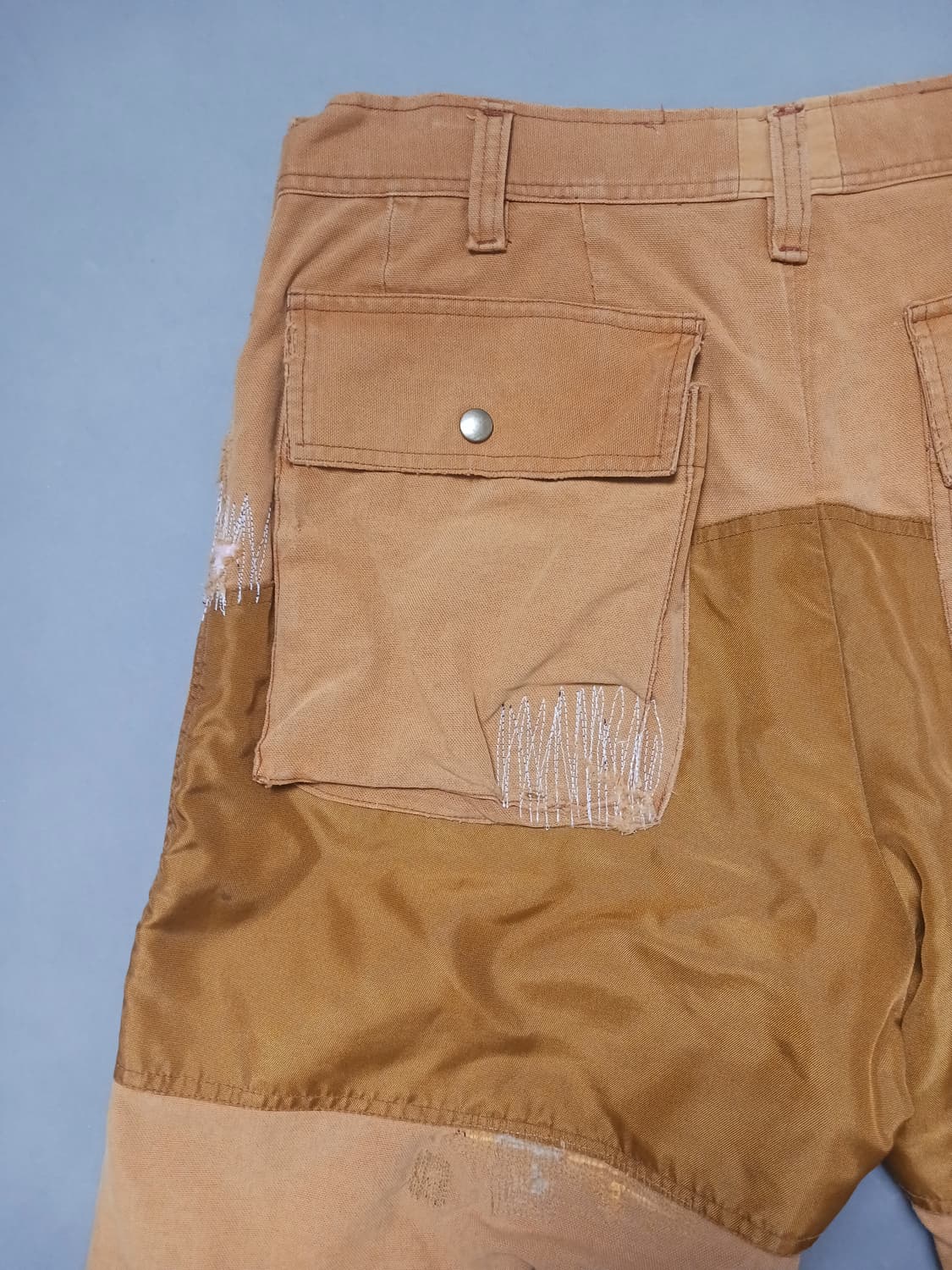 [33] 빈티지 투톤 데미지 워크웨어 카고 팬츠 상품이미지8