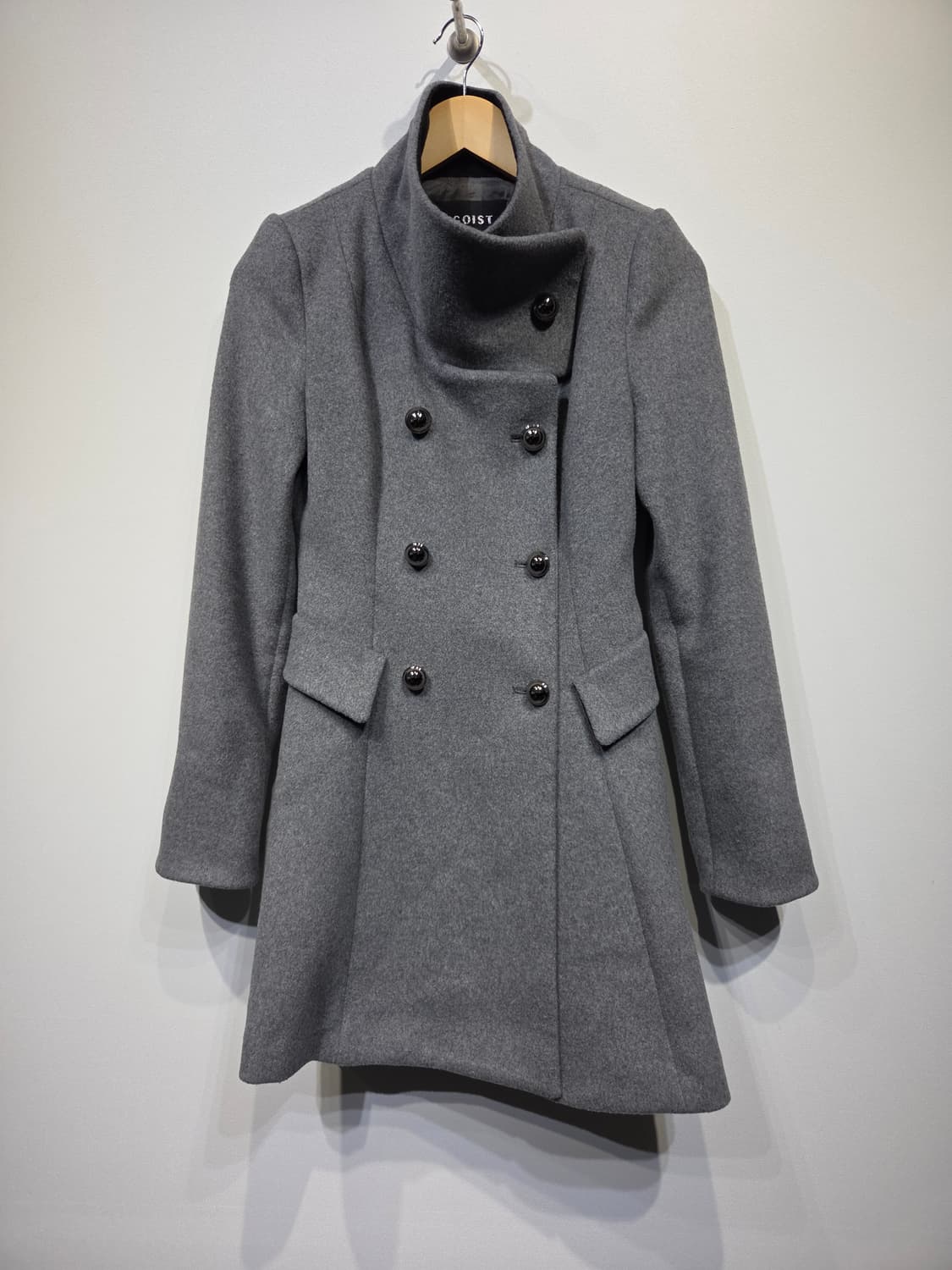 EGOIST 에고이스트 하이넥 플레어 울 코트 상품이미지2