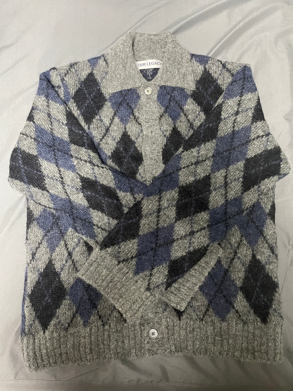 아워레가시 아가일 가디건 50 사이즈 상품이미지2