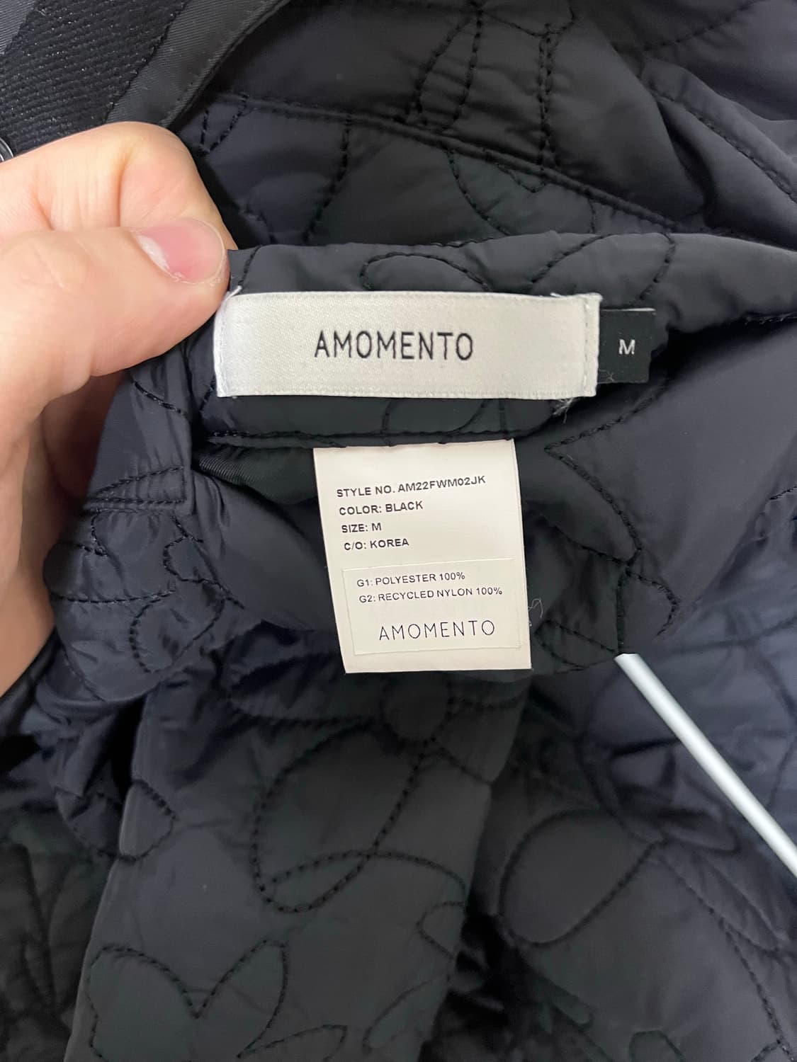 [아모멘토] 22FW 리버시블 패딩 셔츠_M size 상품이미지7