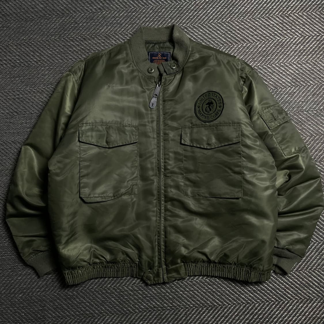 AHLENS U.S.A 펜타곤 밀리터리 항공 MA-1 자켓y 6170 상품이미지2
