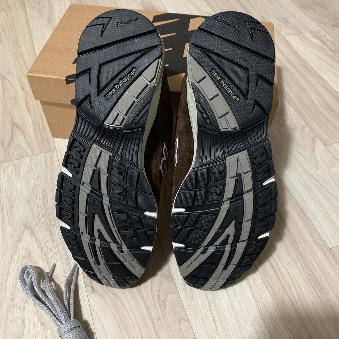뉴발란스 991 메이드 인 UK 모카 브라운 270 새상품 상품이미지7