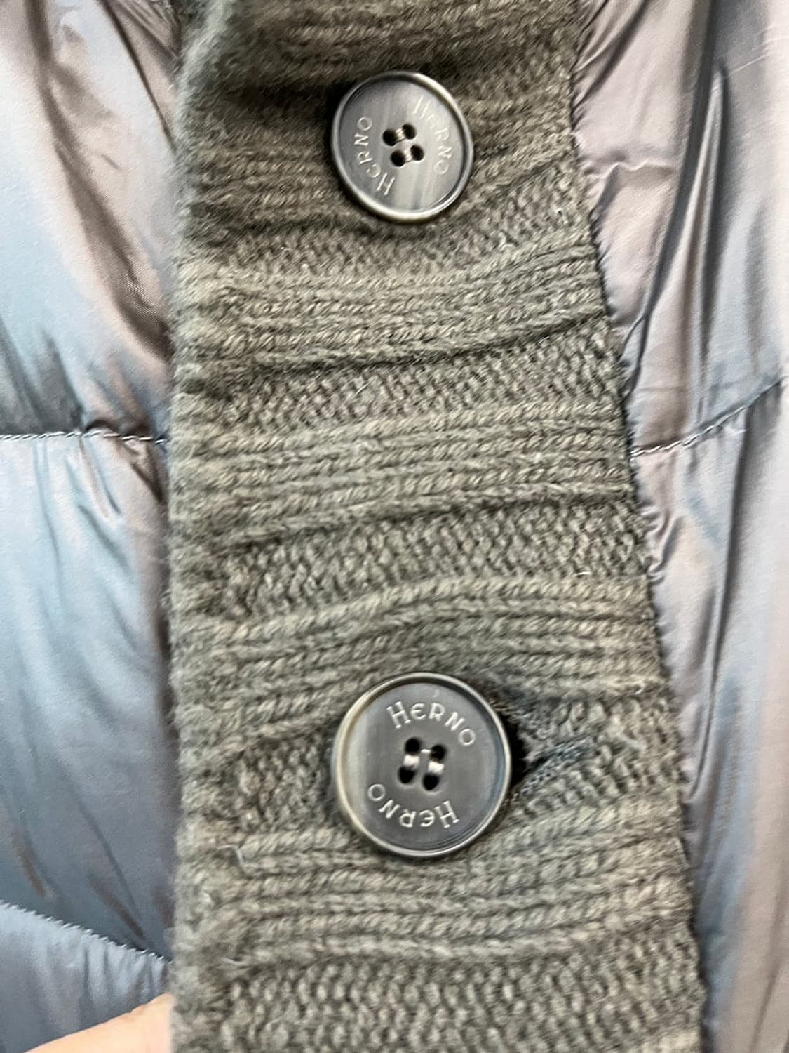 95-100) 에르노 다운 버튼 가디건  상품이미지3