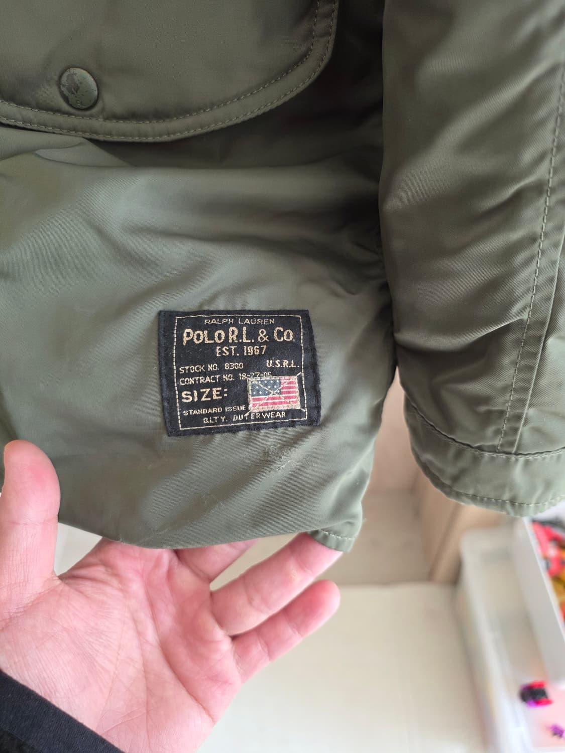 폴로 랄프로렌 N3B 파카 사이즈 M 상품이미지5
