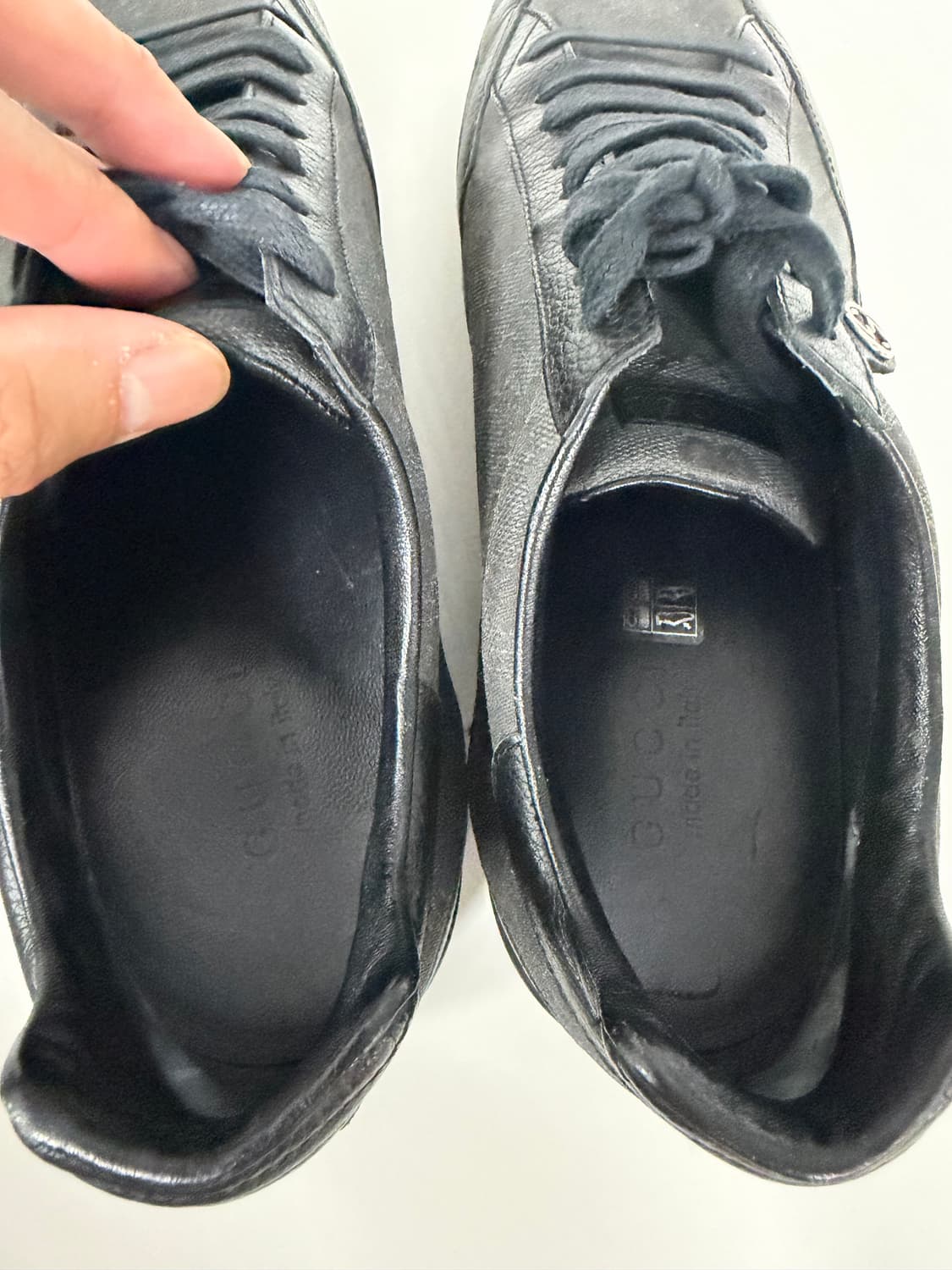 정품) 구찌 마몬트 GG로고 남성 스니커즈 새제품급 8.5 상품이미지8