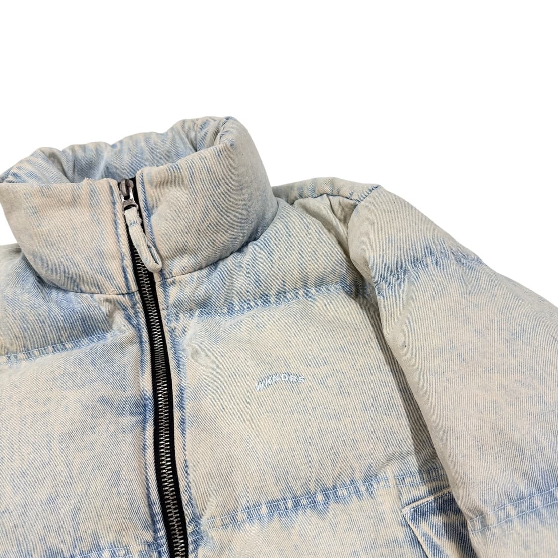 WKNDRS 위캔더스 데님 데미지 워싱 패딩 점퍼 M 상품이미지2