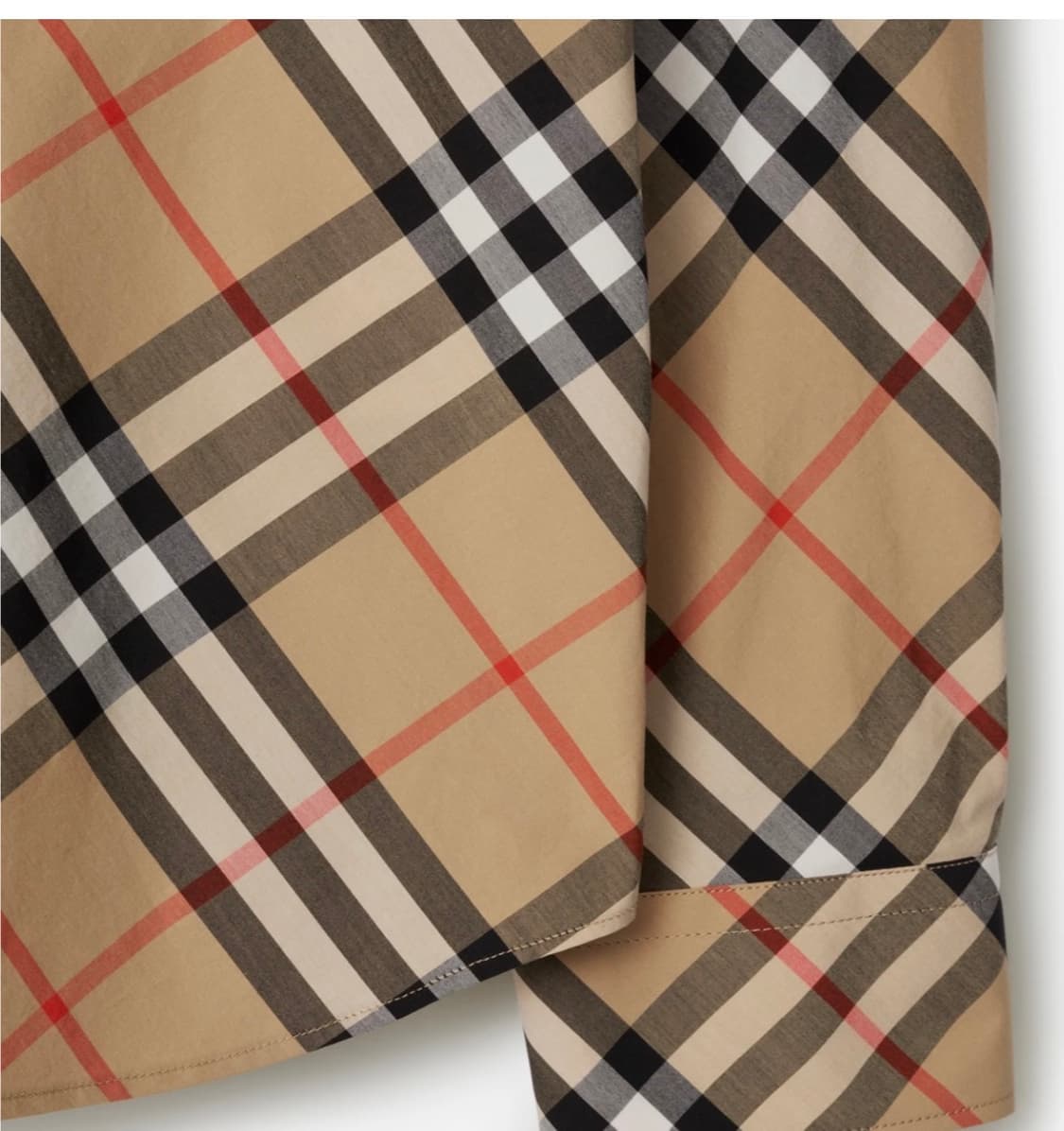 25SS 다니엘리 사선 체크 코튼 셔츠 M  상품이미지6