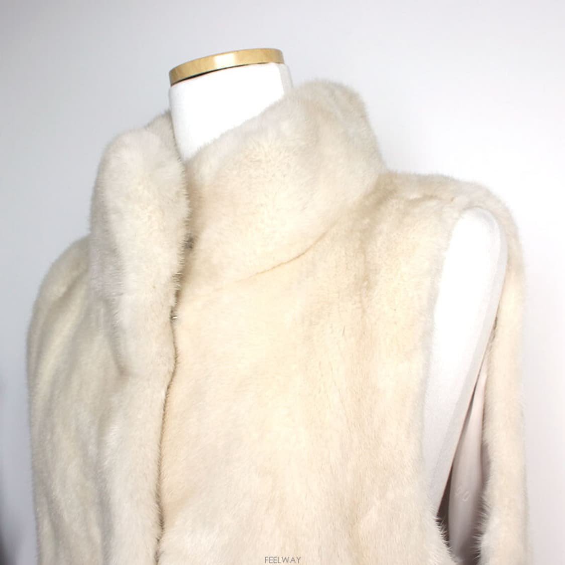 진도 엘페 베이지 밍크 퍼 베스트 55 상품이미지4