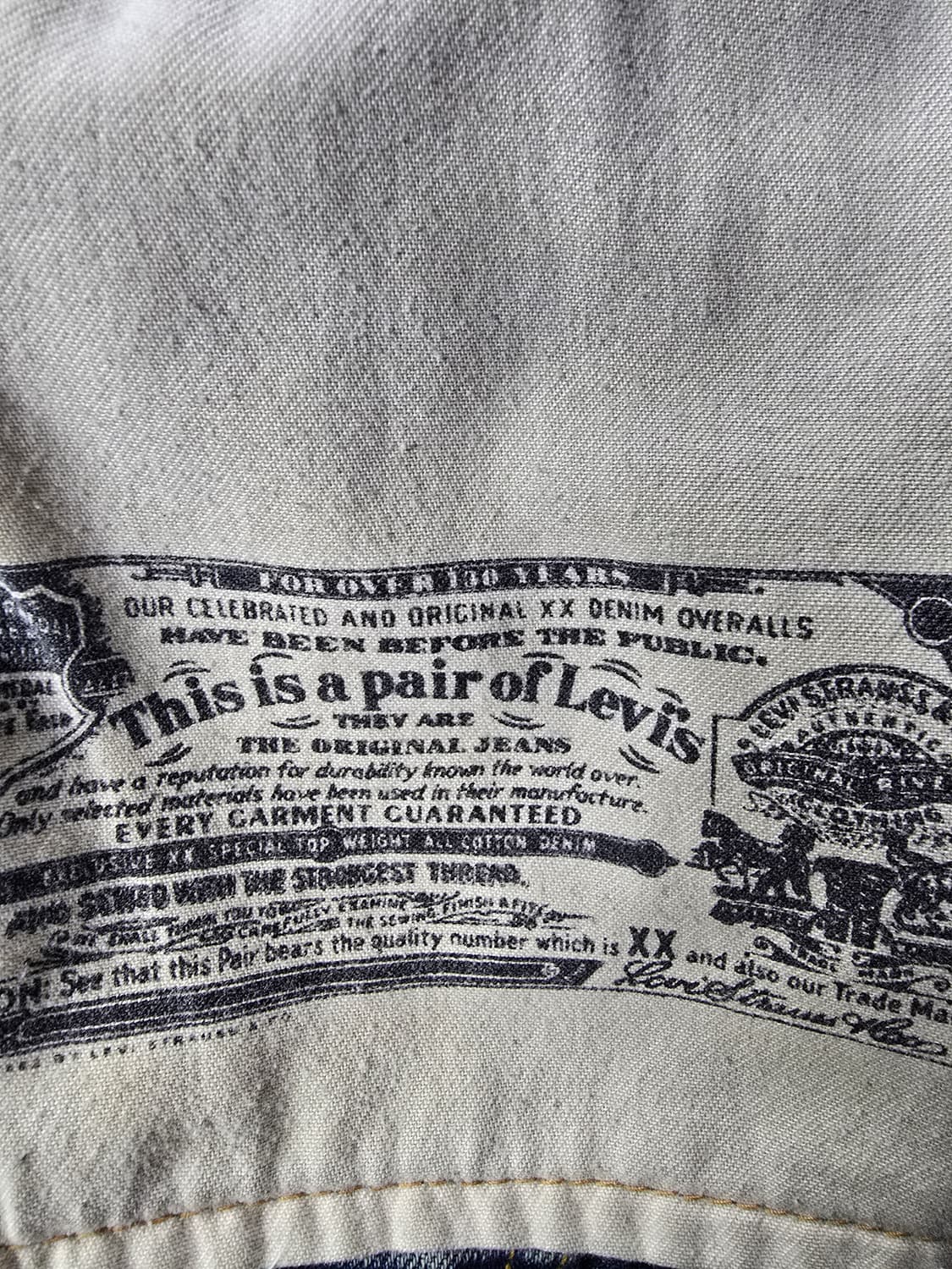 리바이스 4501청반바지 (1775) 상품이미지4