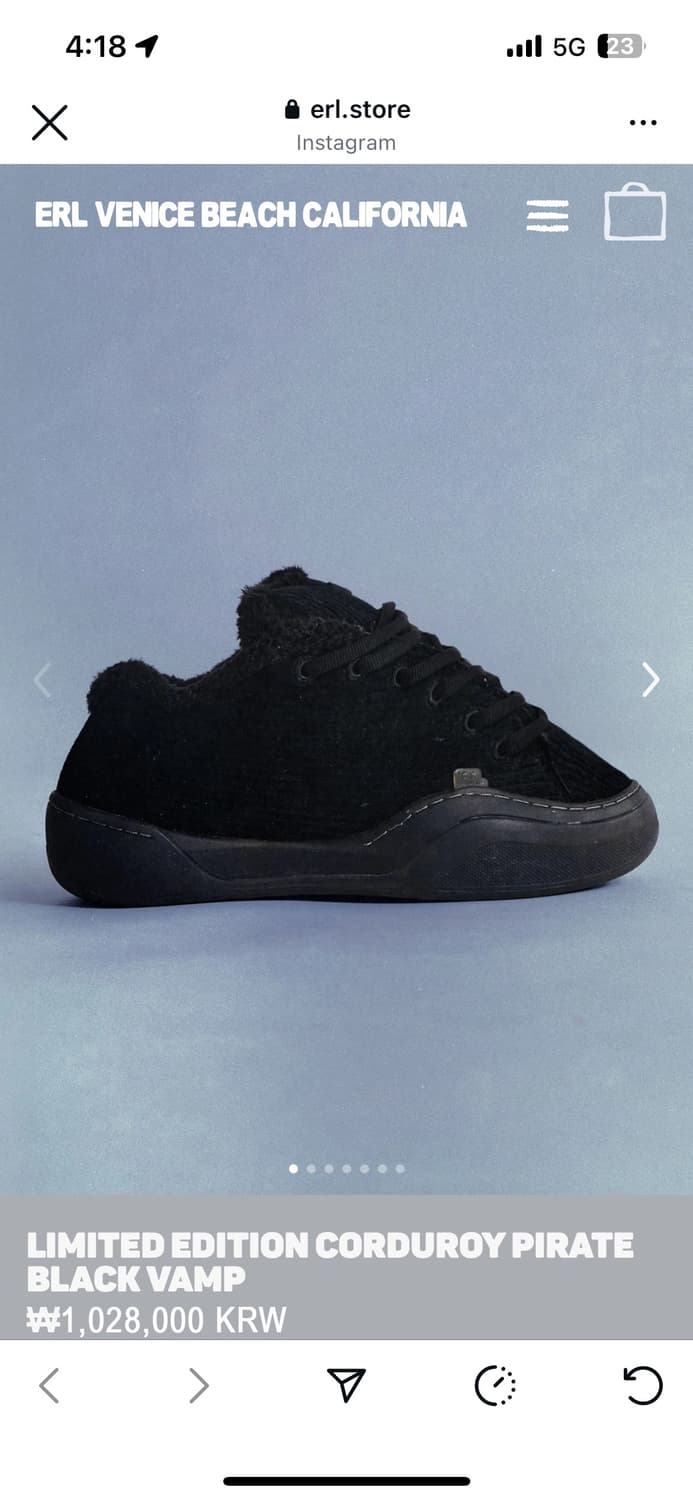 Erl vamp corduroy 10사이즈 상품이미지1