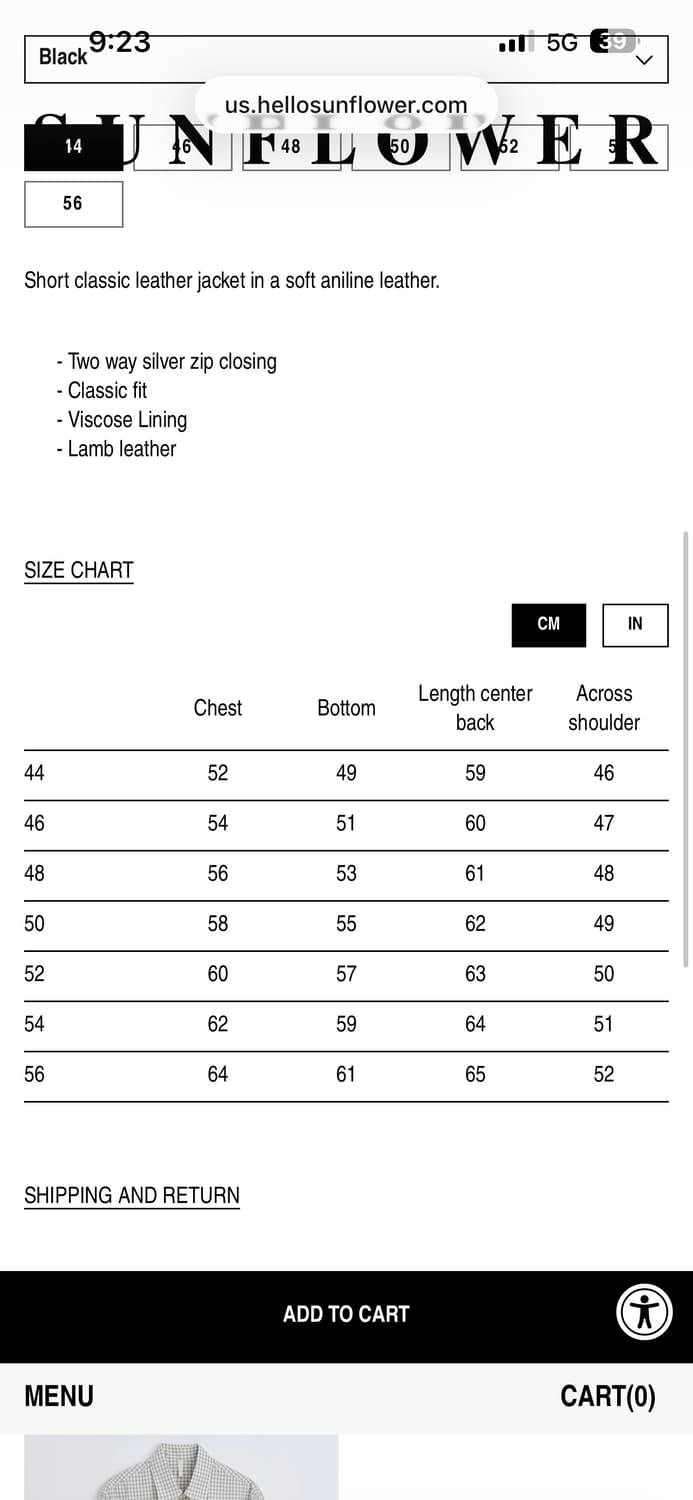 선플라워 쇼트 레더 자켓 50 상품이미지2