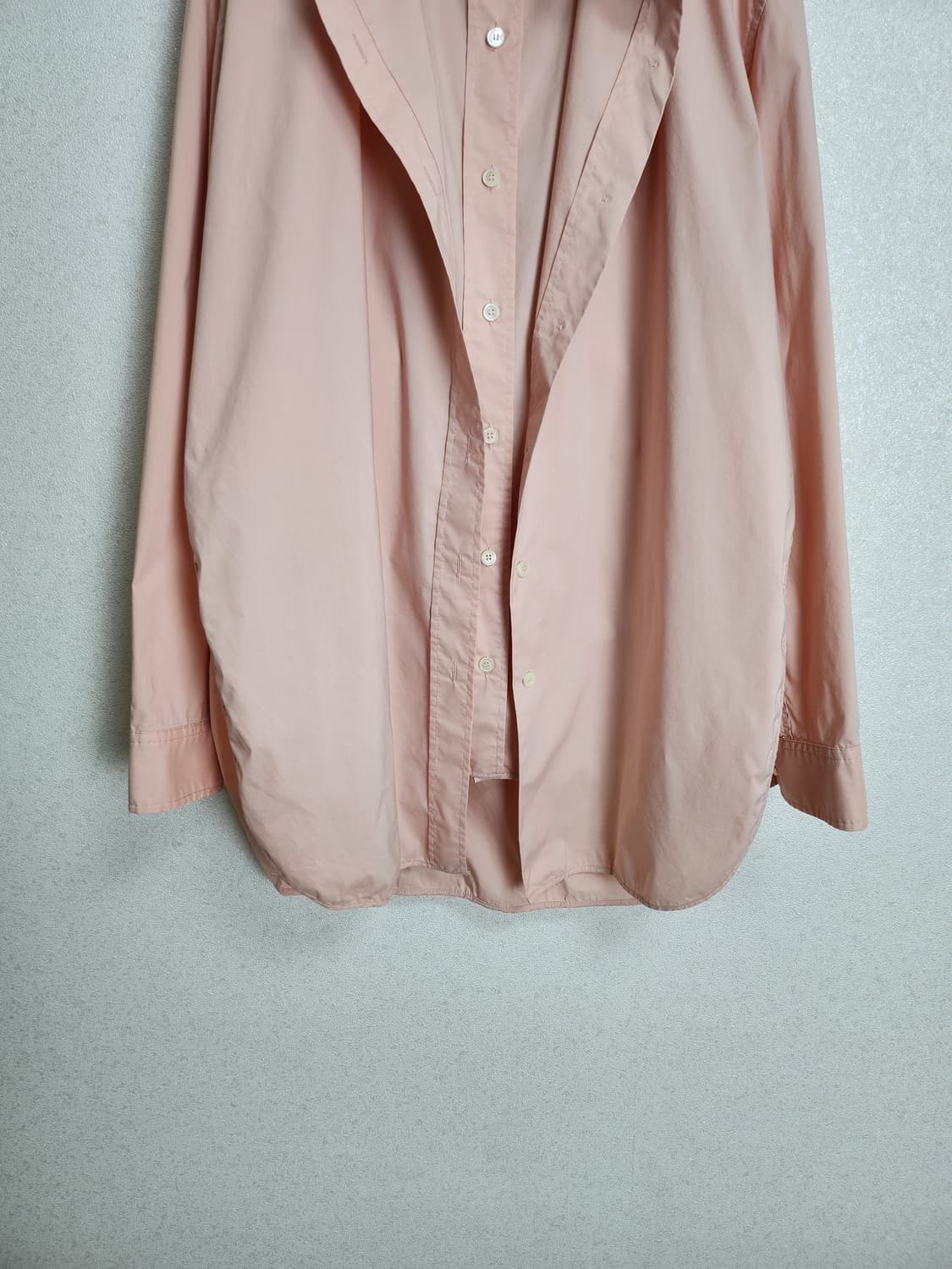 시스템 루즈핏 레이어드 셔츠55 66 상품이미지3