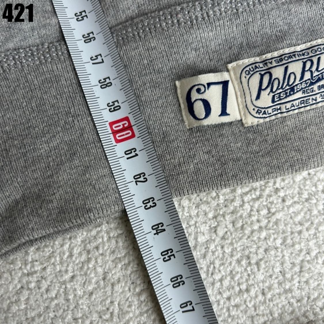 폴로 그레이 맨투맨 기모  상품이미지8