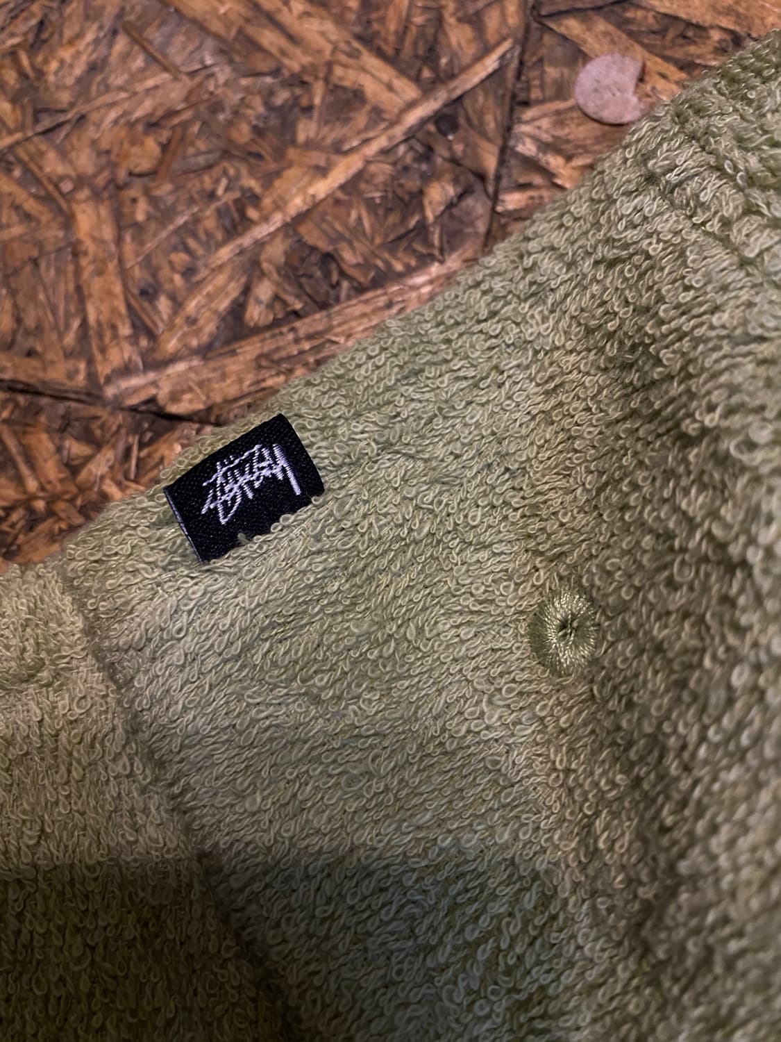 stussy 테리원단 연카키 컬러 버킷햇 상품이미지4