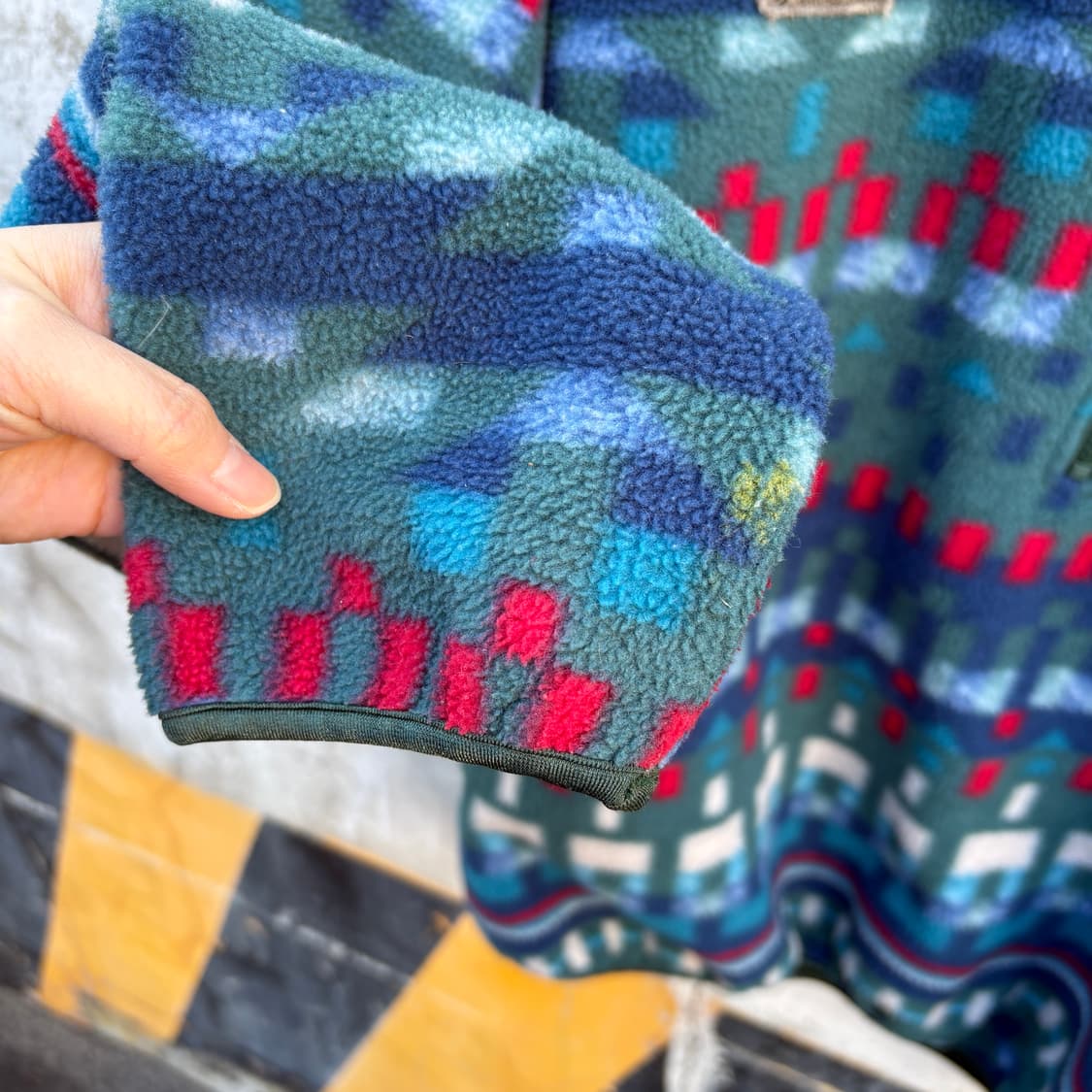 Columbia 90s usa 콜롬비아 플리스 후리스 풀오버 상품이미지5