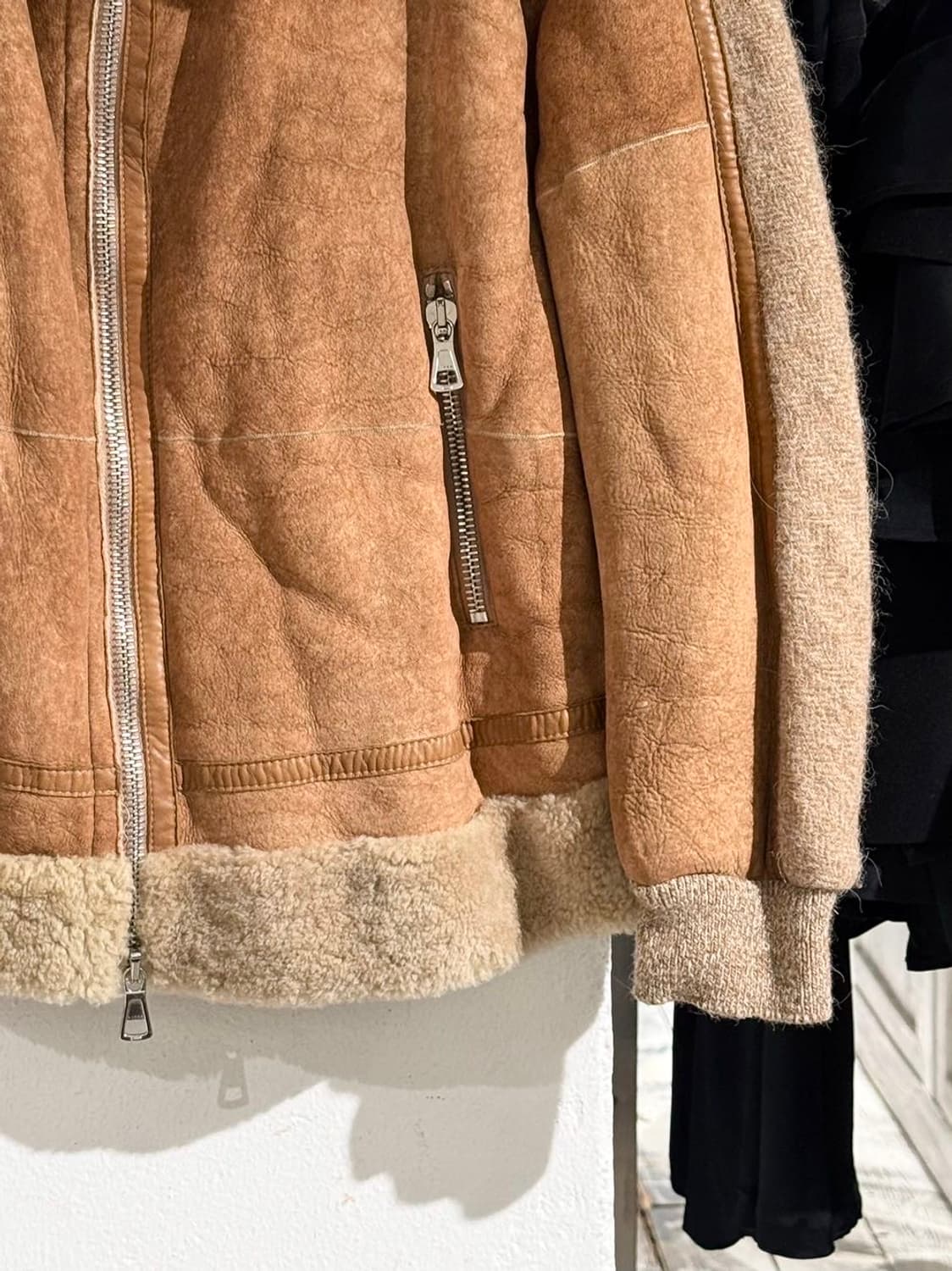 리븐 브라운 램스킨 무스탕 자켓 상품이미지6