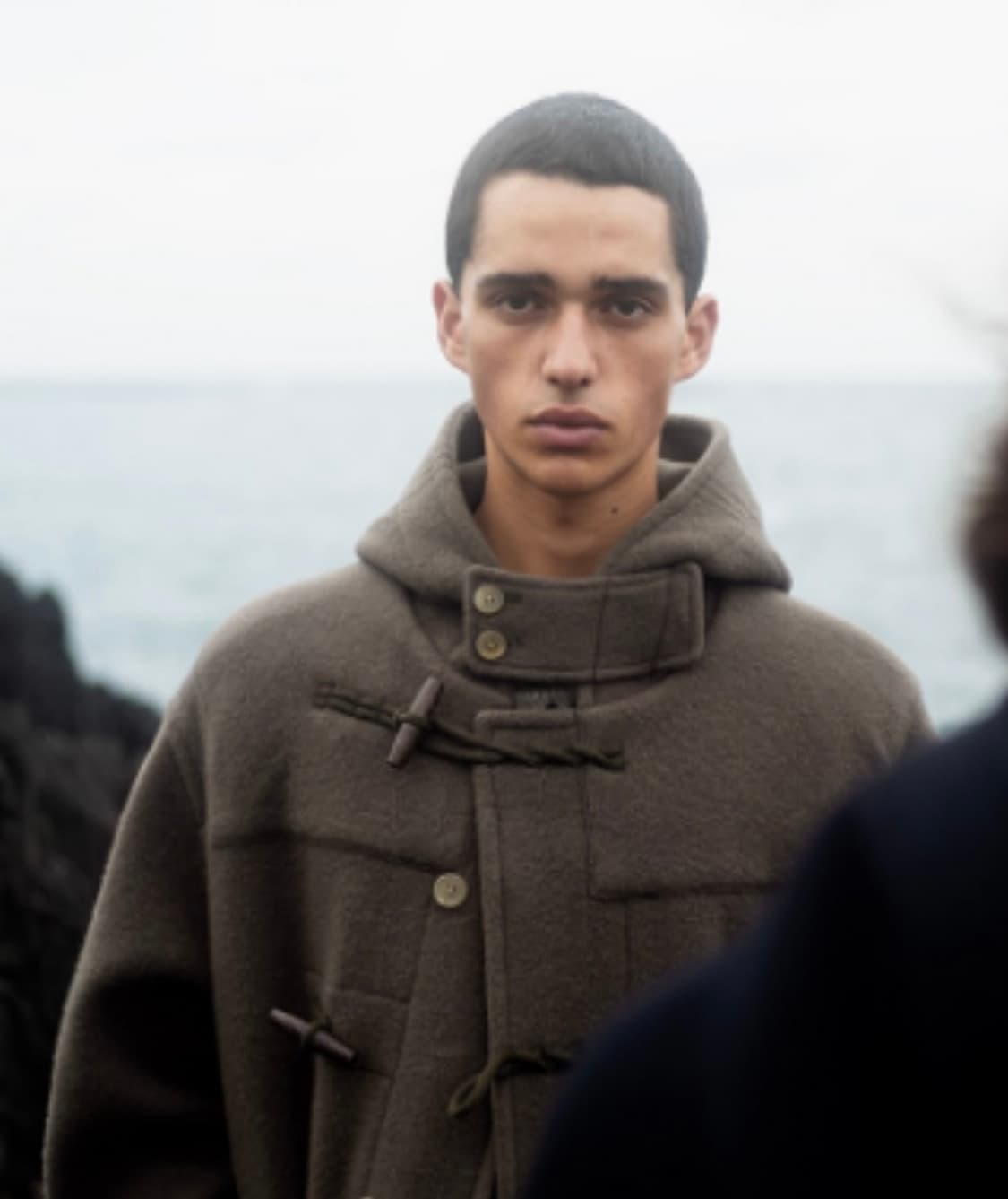 브라운야드 24FW 더플 코트 올리브 그레이 5size 상품이미지2