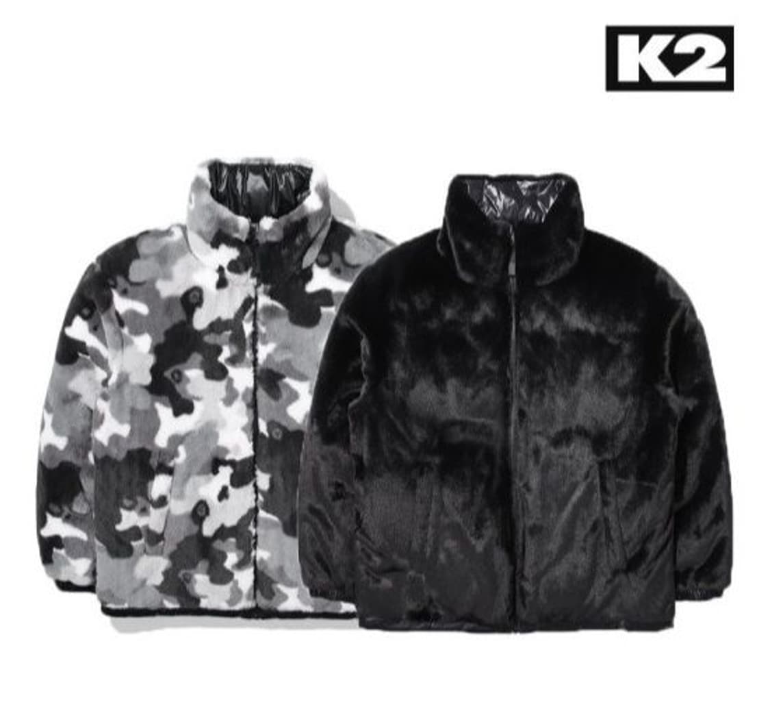 88.k2 양면 후리스 패딩점퍼 상품이미지1