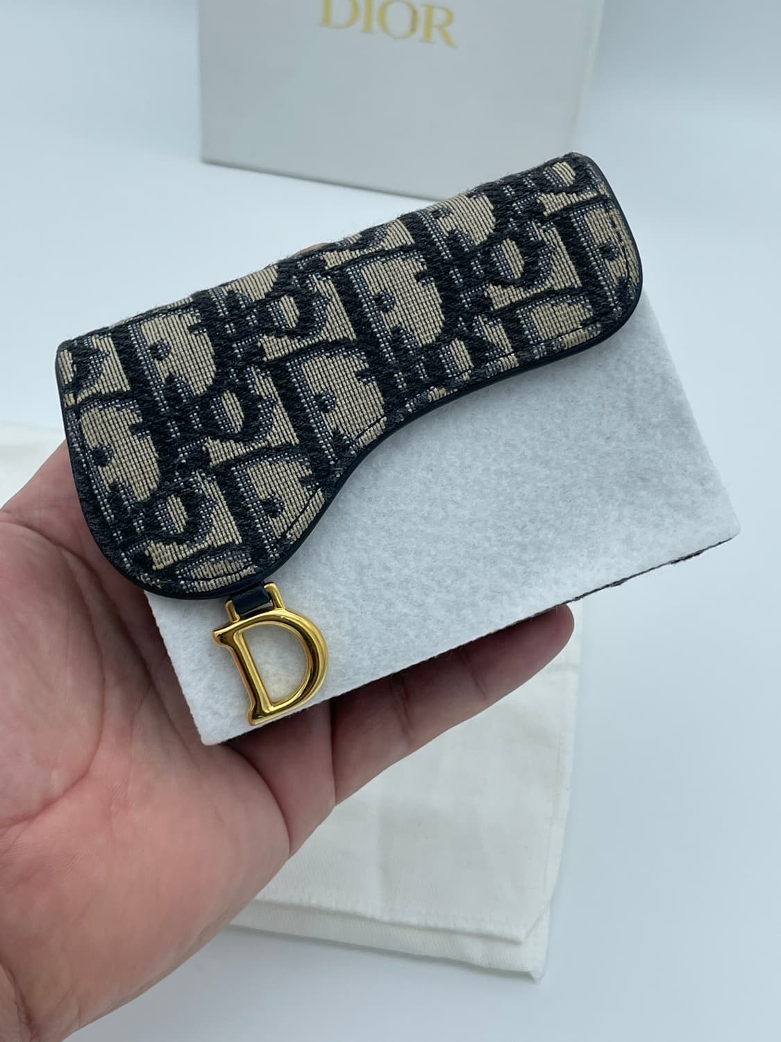 [ 새상품 / 풀구성 ] 디올 오블리크 새들 5포켓 아코디언 지갑 상품이미지2