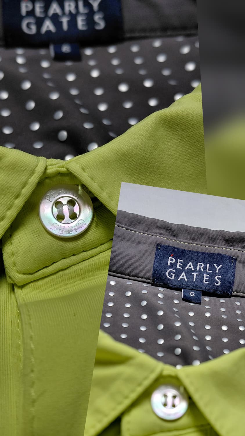 [정품/사이즈6호] PEARLY GATES 남성 골프 반팔 폴로 티셔츠 상품이미지6