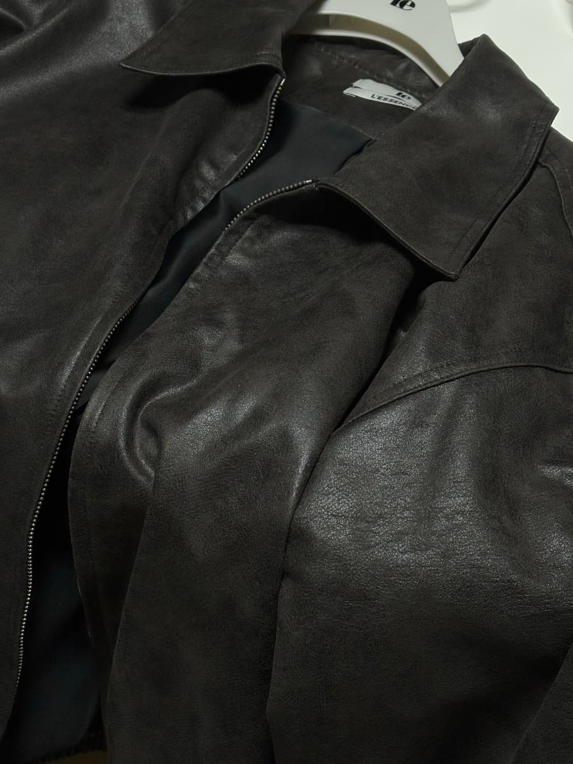 le 가죽 봄버 상품이미지2