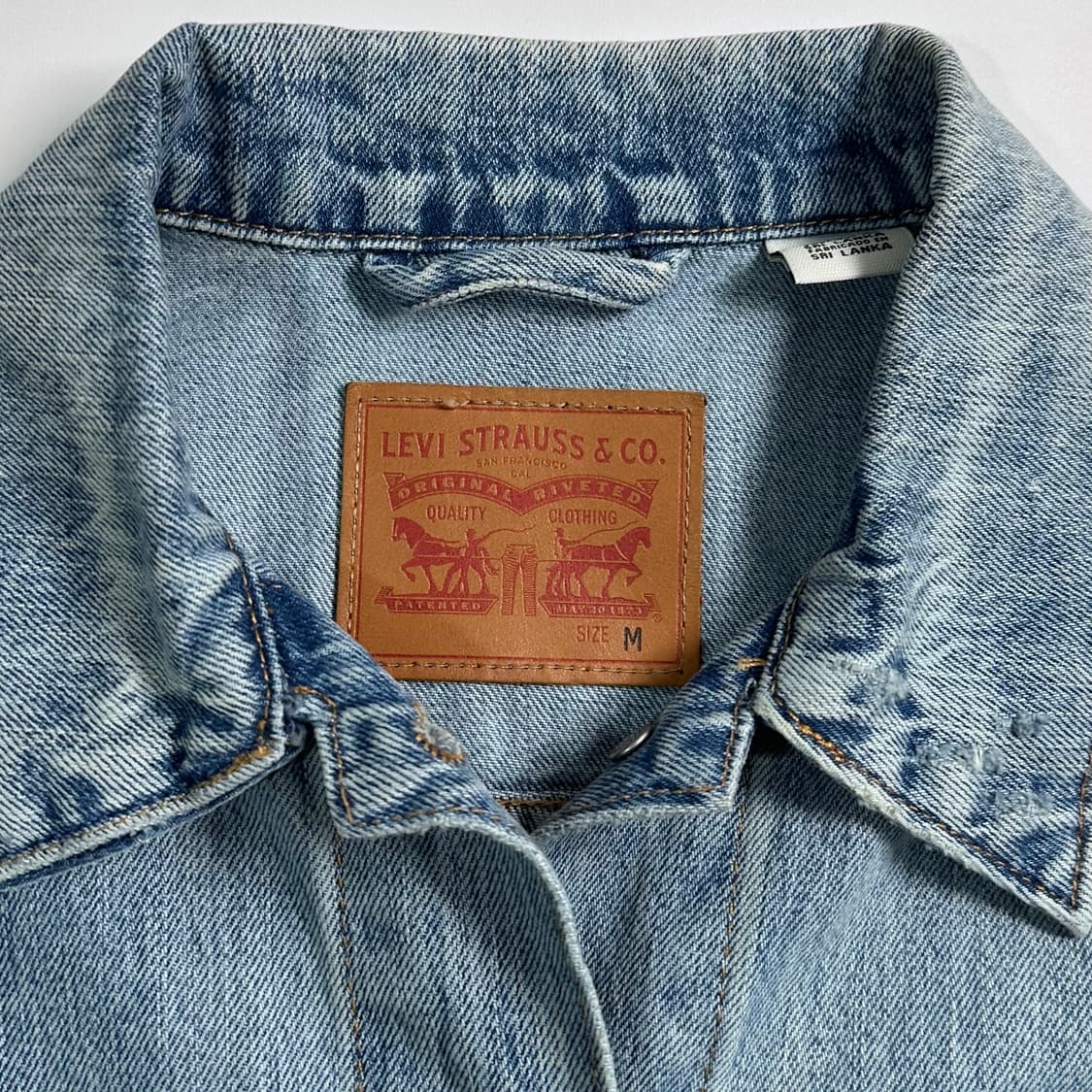 리바이스 연청 데님 자켓 상품이미지7