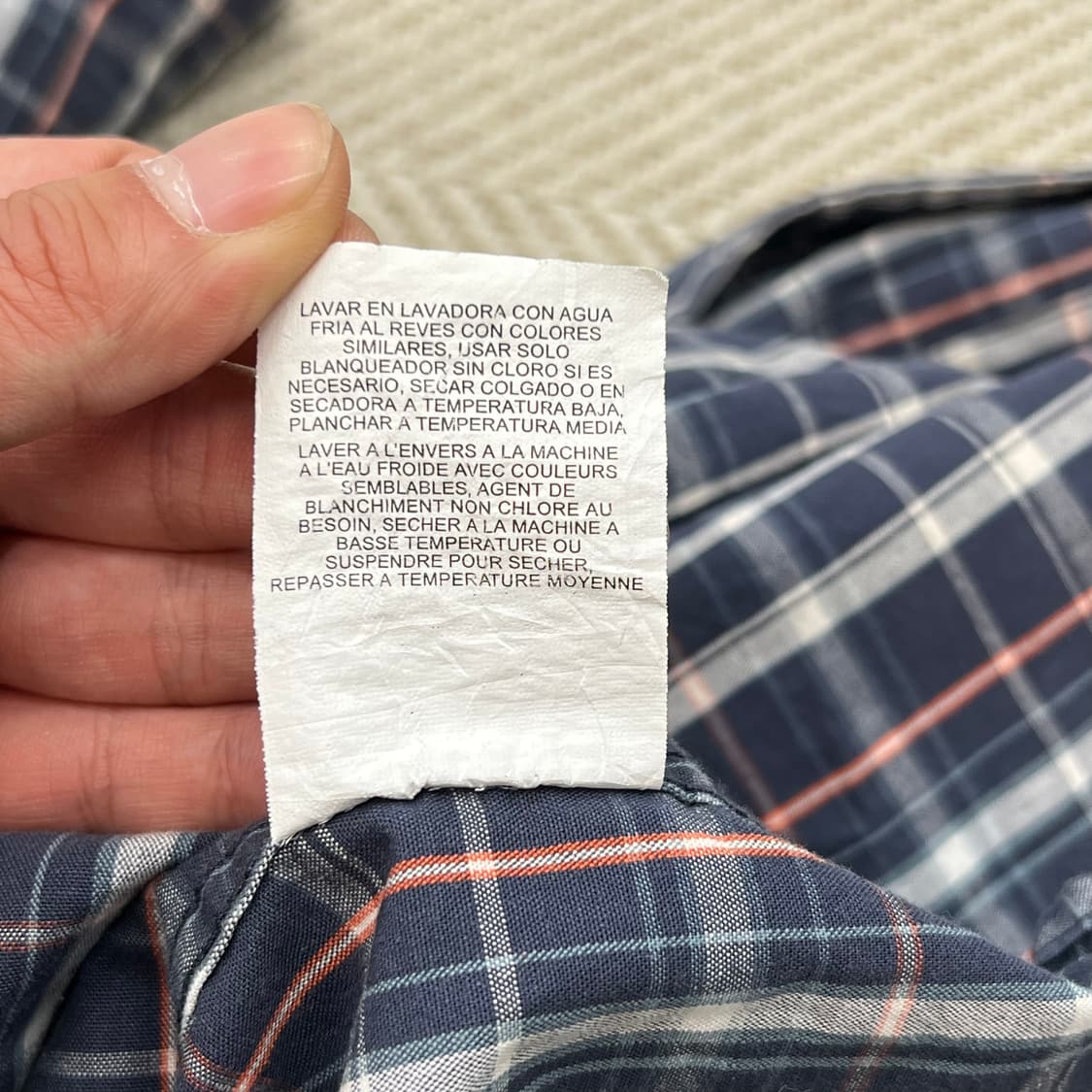 랭글러 체크 하프 셔츠 r3823 상품이미지9