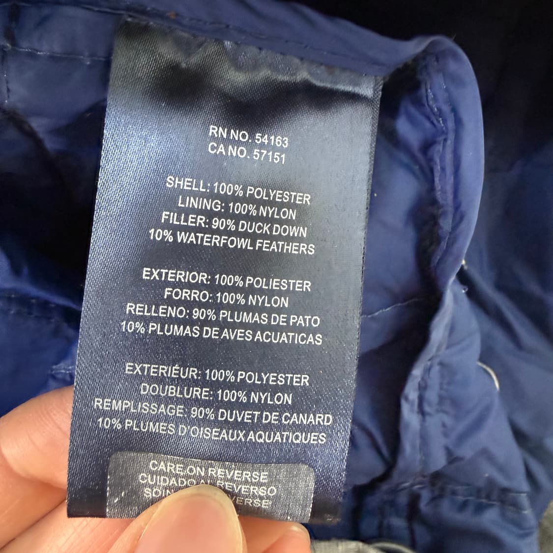 실측확인 타미힐피거 경량 패딩 점퍼 0120T 상품이미지5