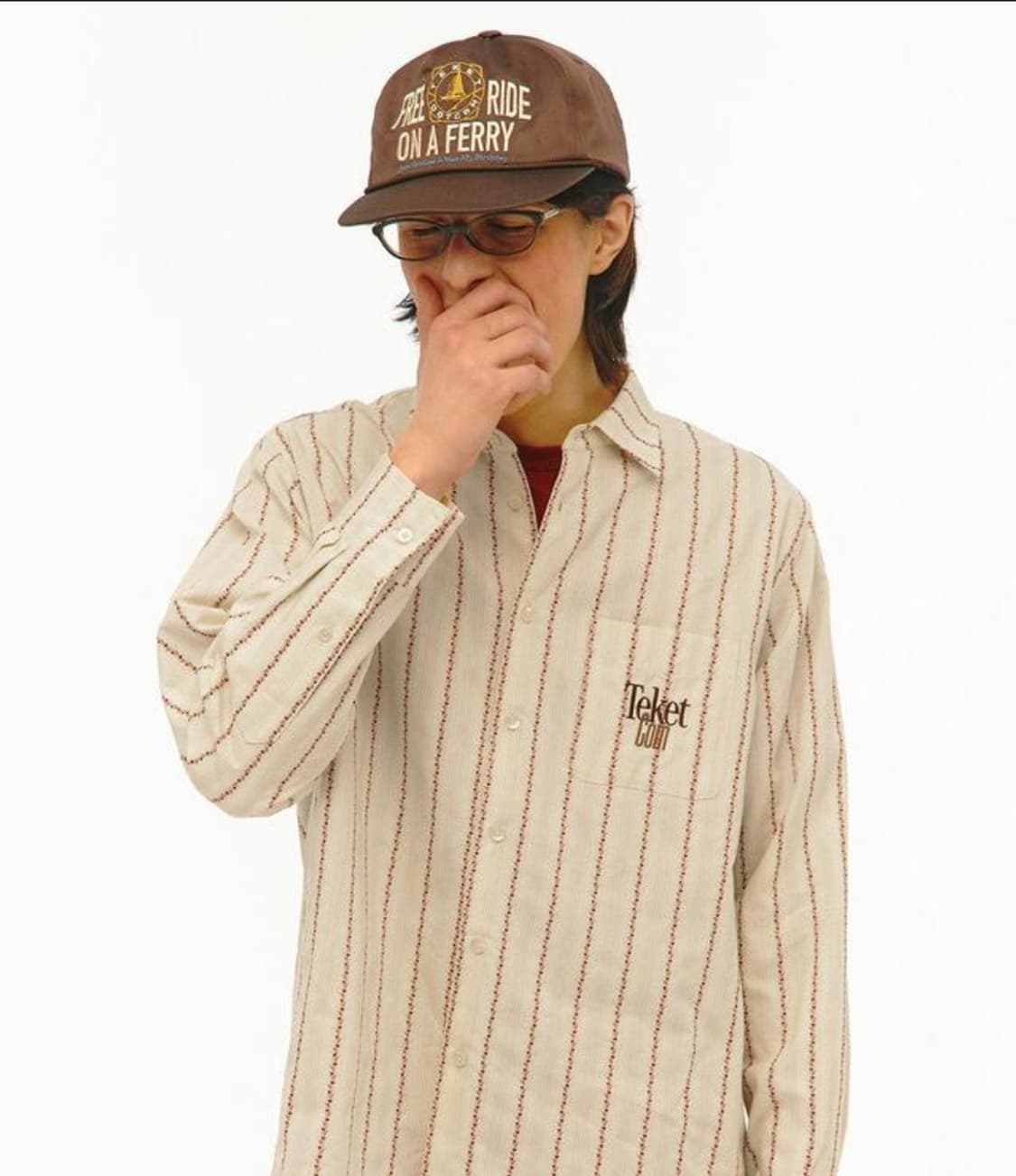 Teket 테켓 스트라이프 셔츠 상품이미지1