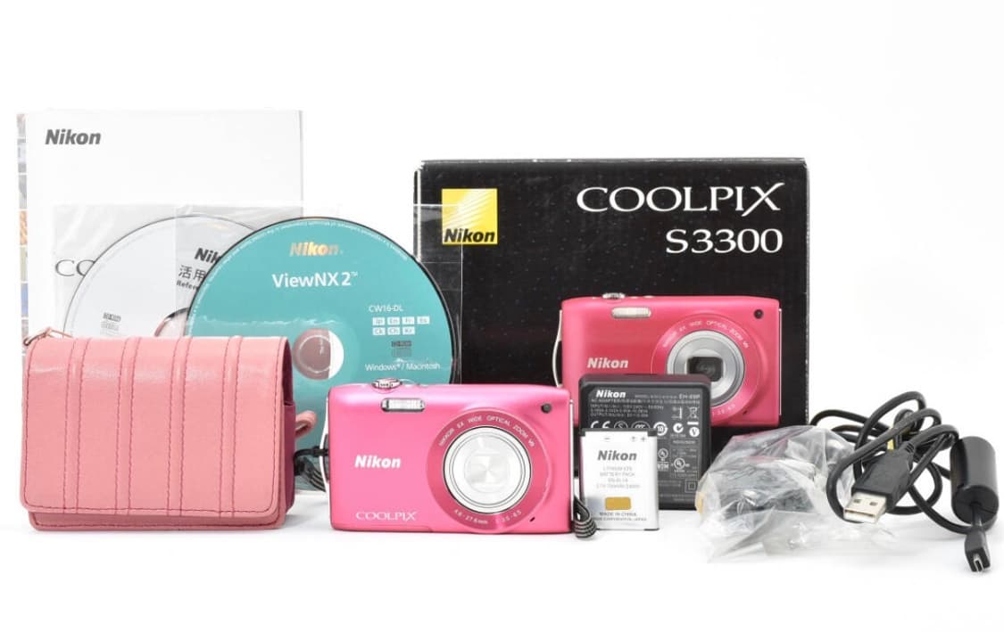 니콘 쿨픽스 S3300 핑크 풀박스 (*상자까지 있는 구성품) 상품이미지1