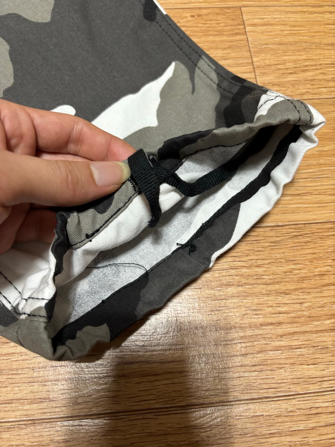 그레이 밀리터리 카모 카고 바지 상품이미지9