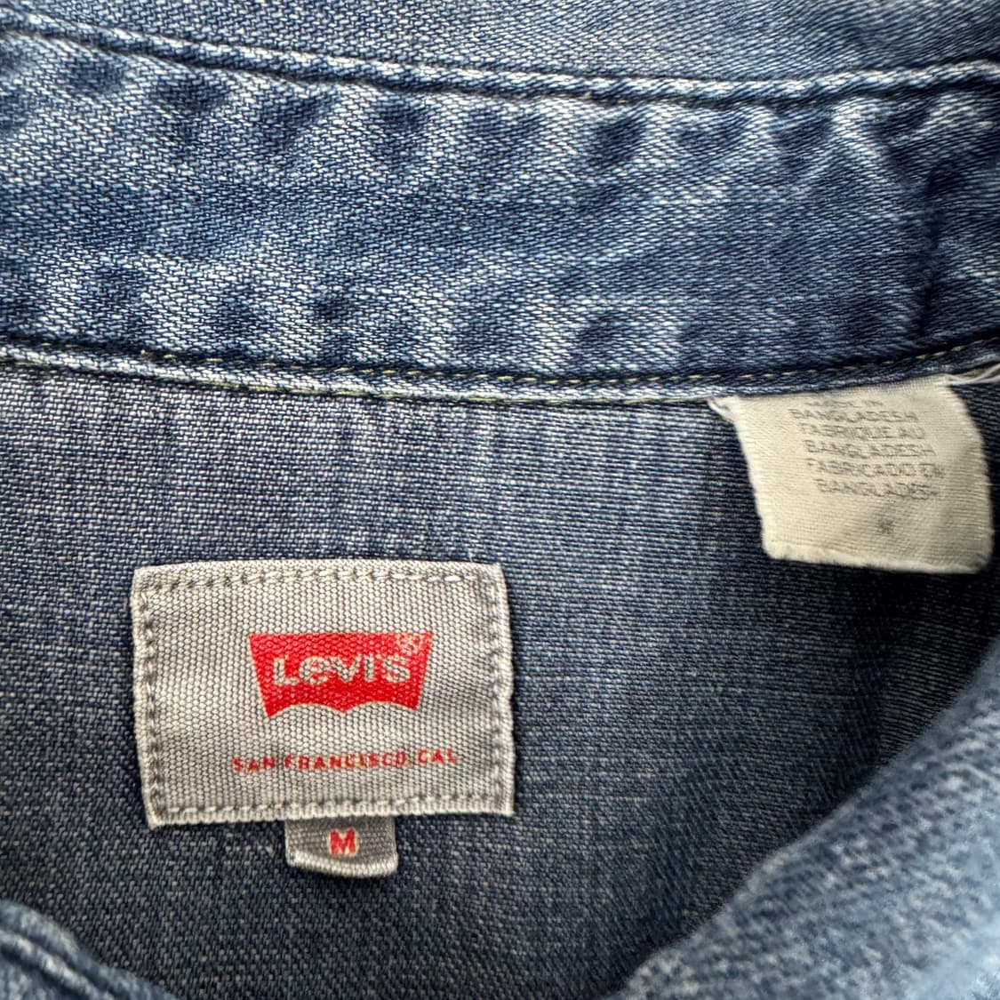 M 리바이스 데님 웨스턴 남방 셔츠  상품이미지5