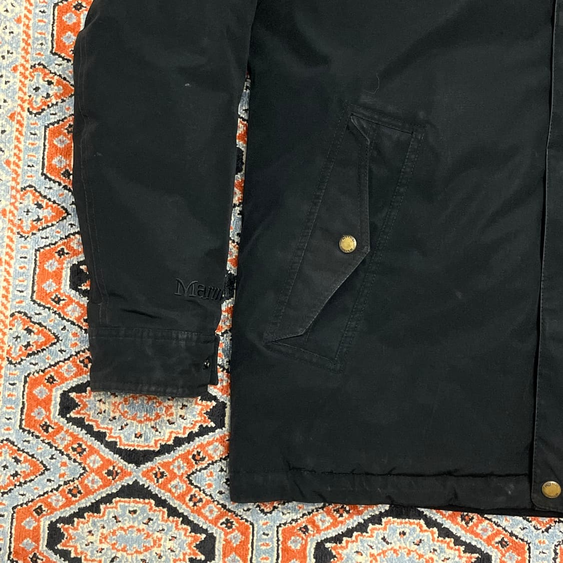 마모트 블랙 바람막이 덕다운 패딩점퍼 남성100 상품이미지3