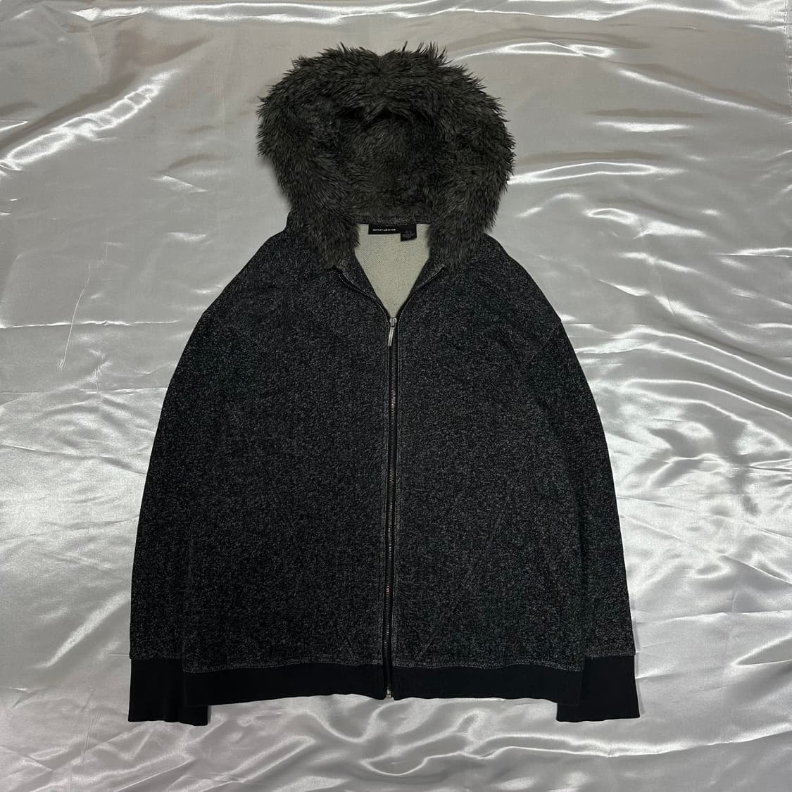 Dkny 그레이 퍼 후드집업 상품이미지1