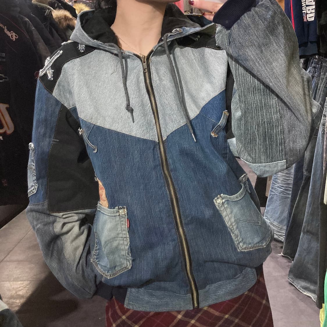 [IM]리바이스 리메이크 후드집업 데님자켓 상품이미지2