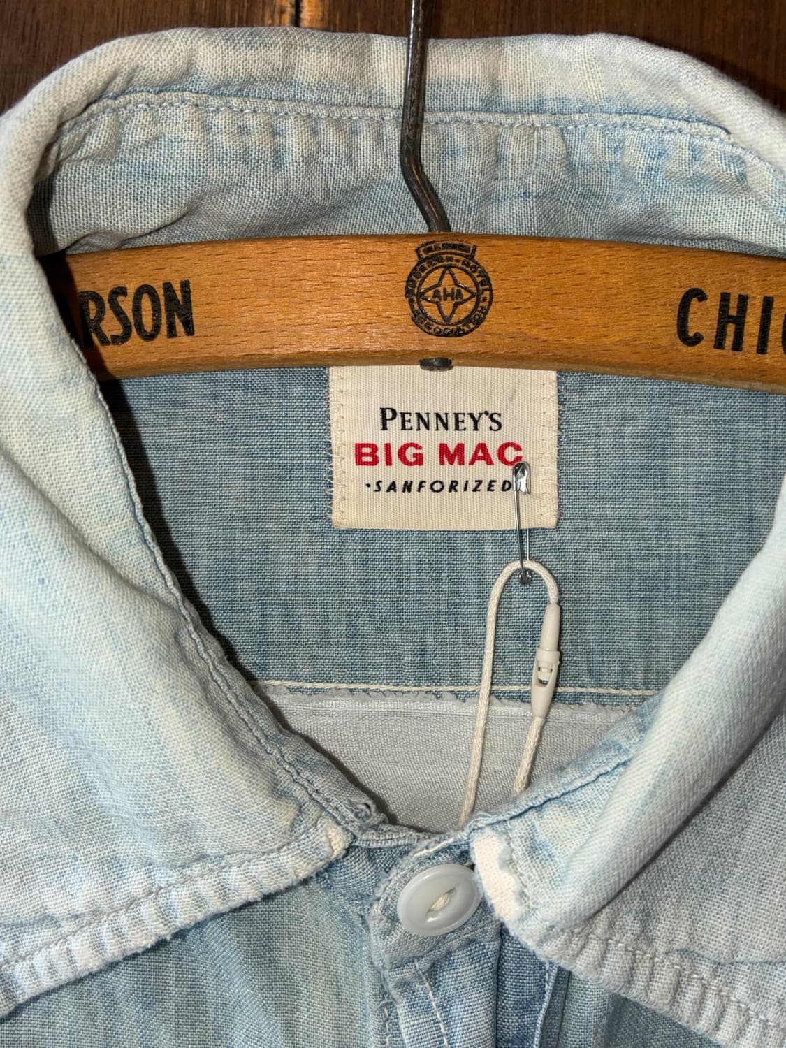 1960s Penney’s BIG MAC Chambray Shirt 상품이미지2