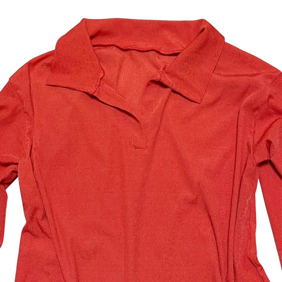 Summer Collar Shirt Top_Red 상품이미지2