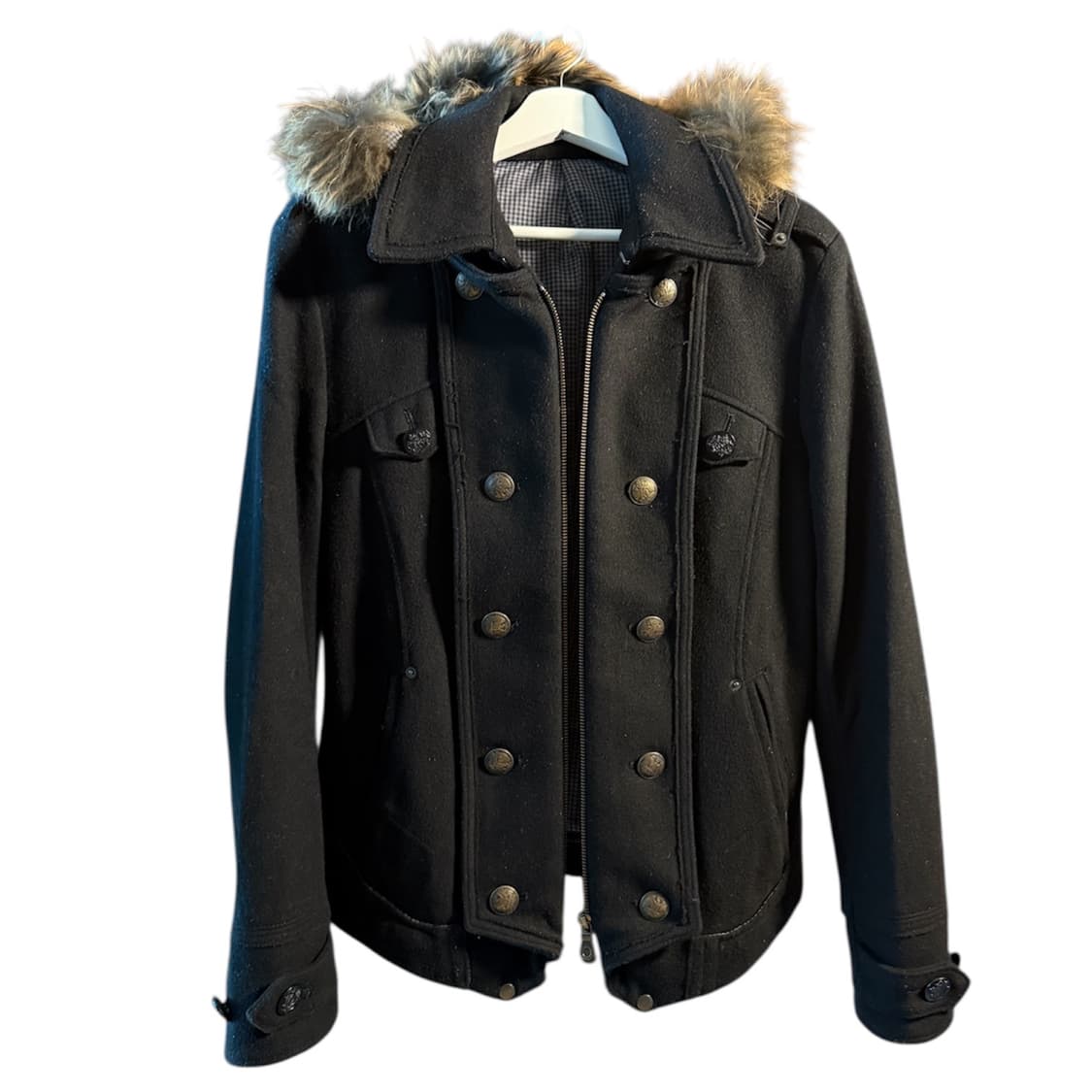 00s ppfm 나폴레옹 퍼 더블버튼 울자켓 (생로랑,디올옴므) 상품이미지1